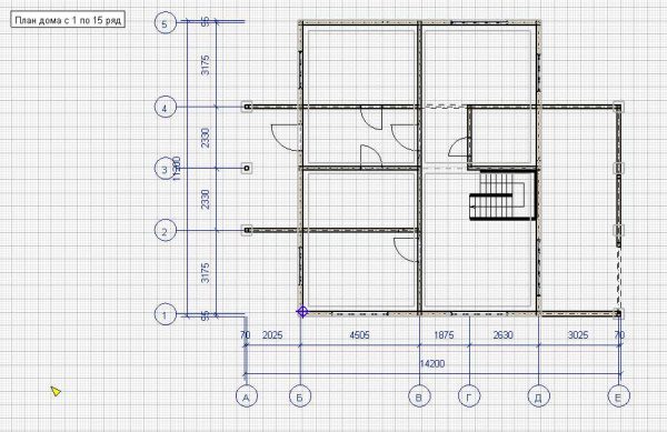 Дом 9x11 из профилированного бруса 200x150 и 150x150 — изображение 7