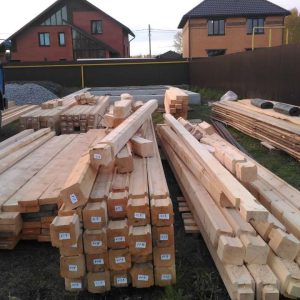 Домокомплекты из профилированного бруса 150x150 кедр