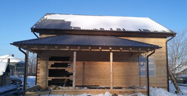 Дом 9x11 из профилированного бруса 200x150 и 150x150 — изображение 2