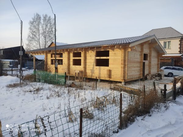 Дом 8200х13000 из профилированного бруса 200х150 и 150х150 — изображение 2