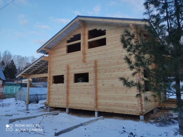 Дом 7000х8000 из профилированного бруса 150х150 — изображение 7