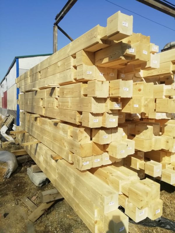 Профилированный брус 200×200 сосна цена