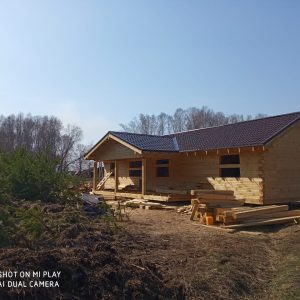 Дом 7х15 из профилированного бруса 150х150