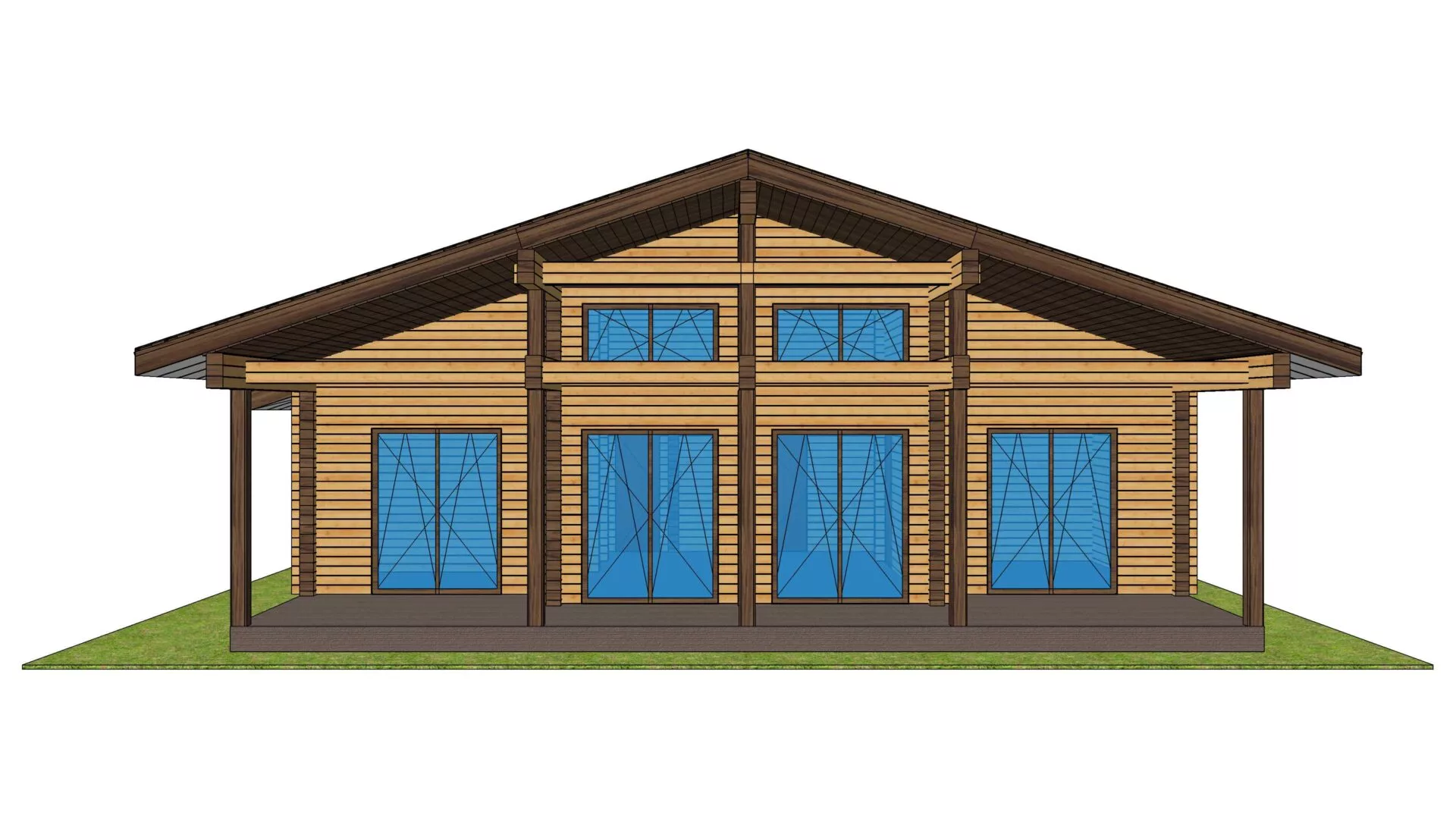 Дом 10х12 из профилированного бруса 200х150 — изображение 7